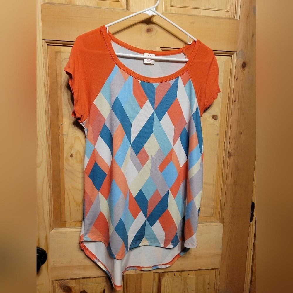 Wanna B‎ Women's colorful block top womens size Medium